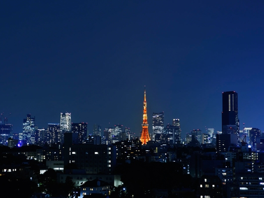 【記念日プラン】シャンパンとケーキでお祝い〜東京タワーのライトアップを望むアニバーサリーステイ〜
